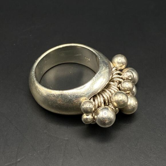 Vintage SILPADA Cha-Cha Ring 952 Sterling Silver Bold Chunky Retired Size 9 - Picture 3 of 8